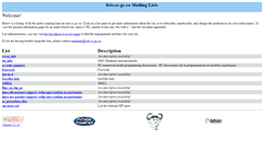 Desktop Screenshot of lists.ec.gc.ca